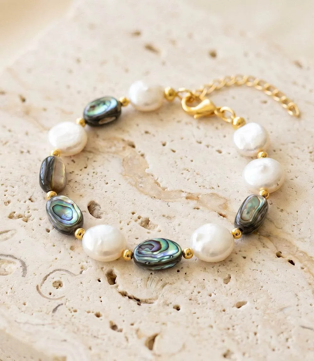 Abalone And Pearl Bracelet sold by Karen Kane