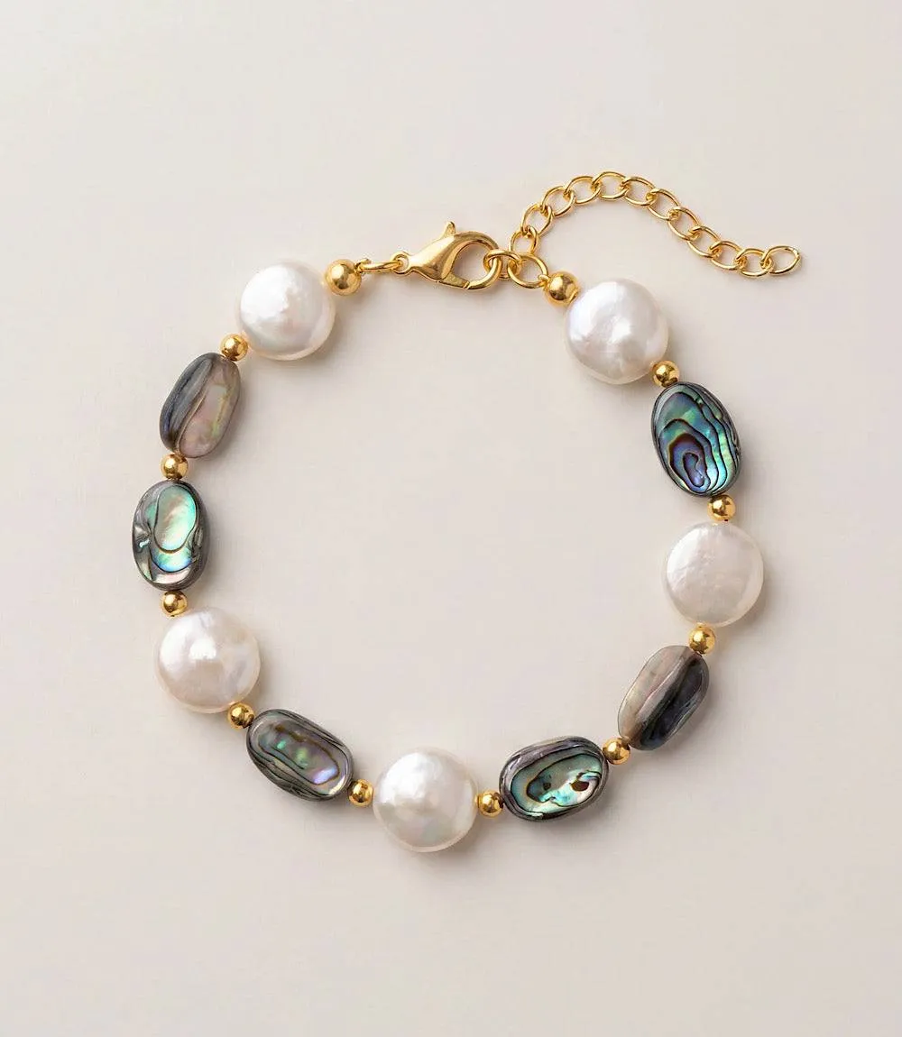 Abalone And Pearl Bracelet sold by Karen Kane product image thumbnail 4