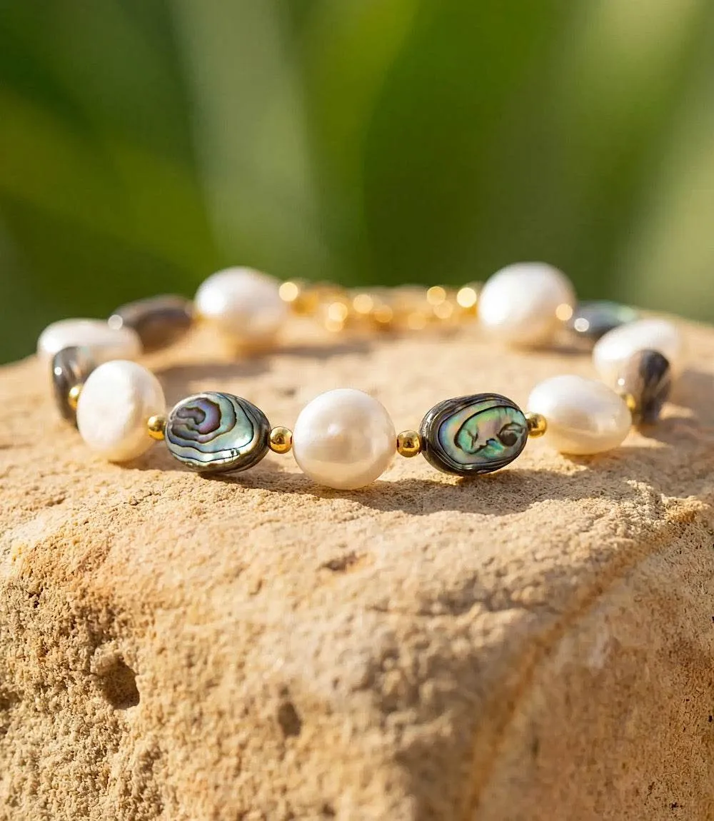 Abalone And Pearl Bracelet sold by Karen Kane product image thumbnail 3