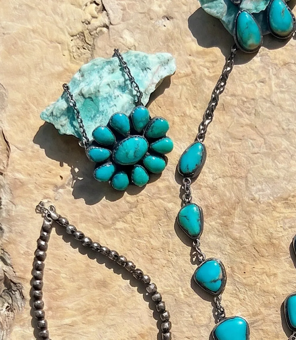 Kingman Turquoise Pendant Necklace sold by Karen Kane product image thumbnail 5