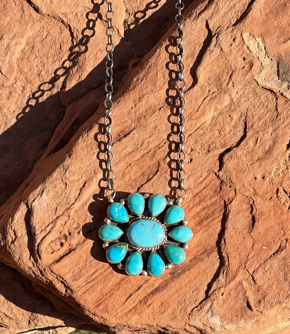 Kingman Turquoise Pendant Necklace sold by Karen Kane product image thumbnail 3
