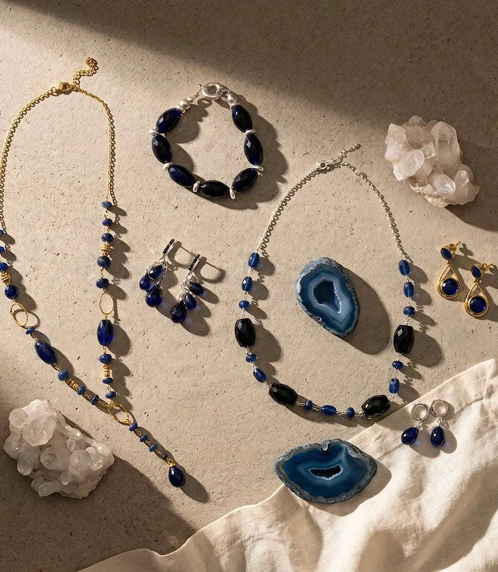 Sapphire Lariat Necklace sold by Karen Kane product image thumbnail 5