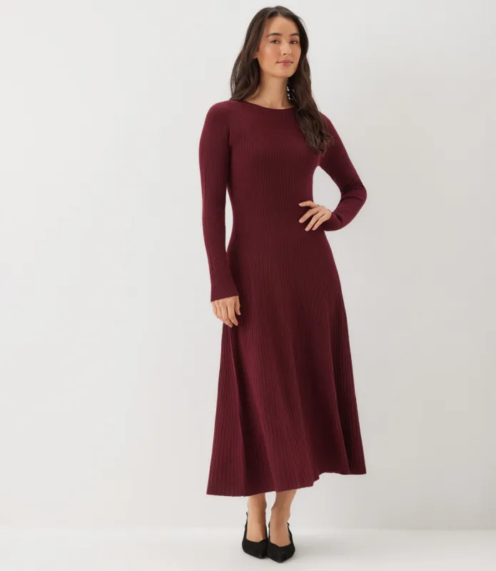 Seamless Sweater Midi Dress made by Karen Kane