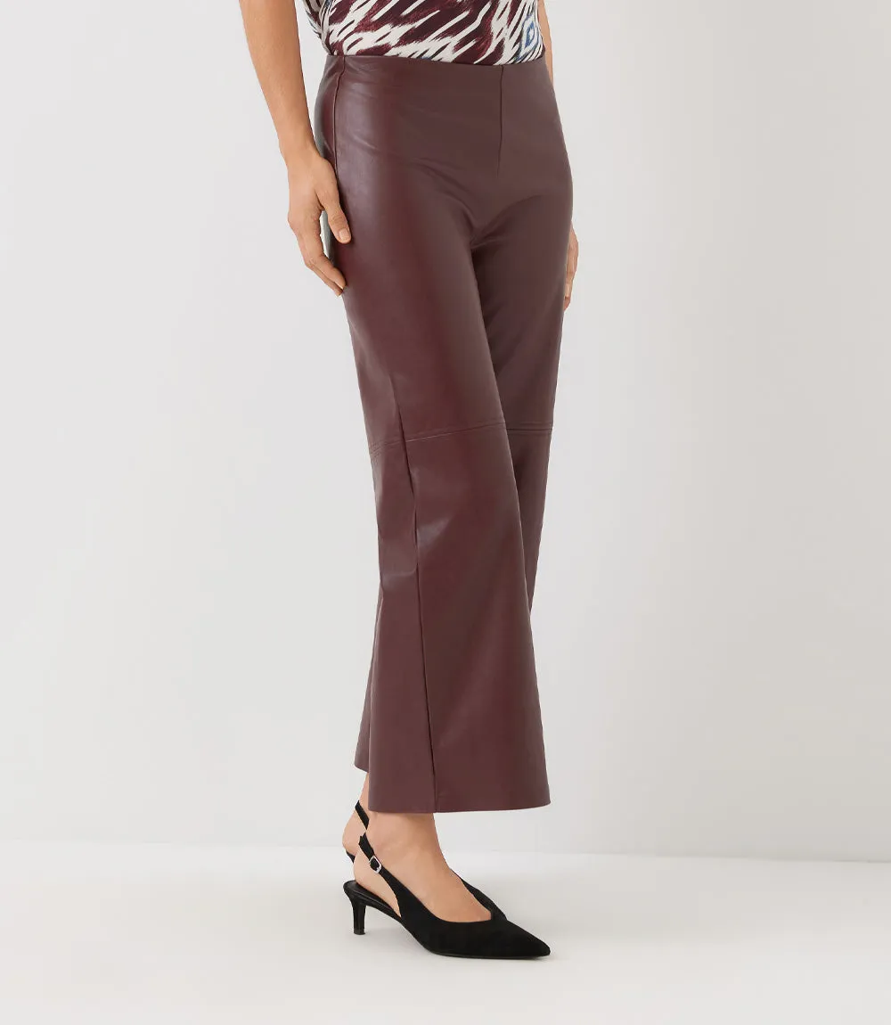Petite Size Faux Leather Pull On Ankle Pants sold by Karen Kane product image thumbnail 3