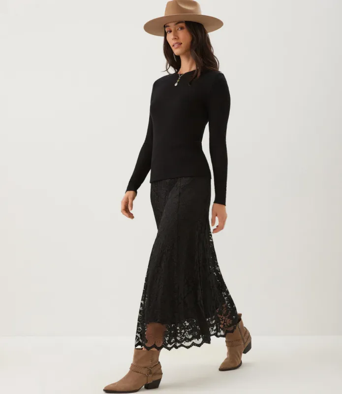 Lace Midi Skirt made by Karen Kane