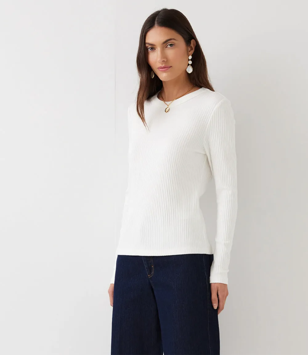 Ribbed Long Sleeve Top sold by Karen Kane product image thumbnail 2
