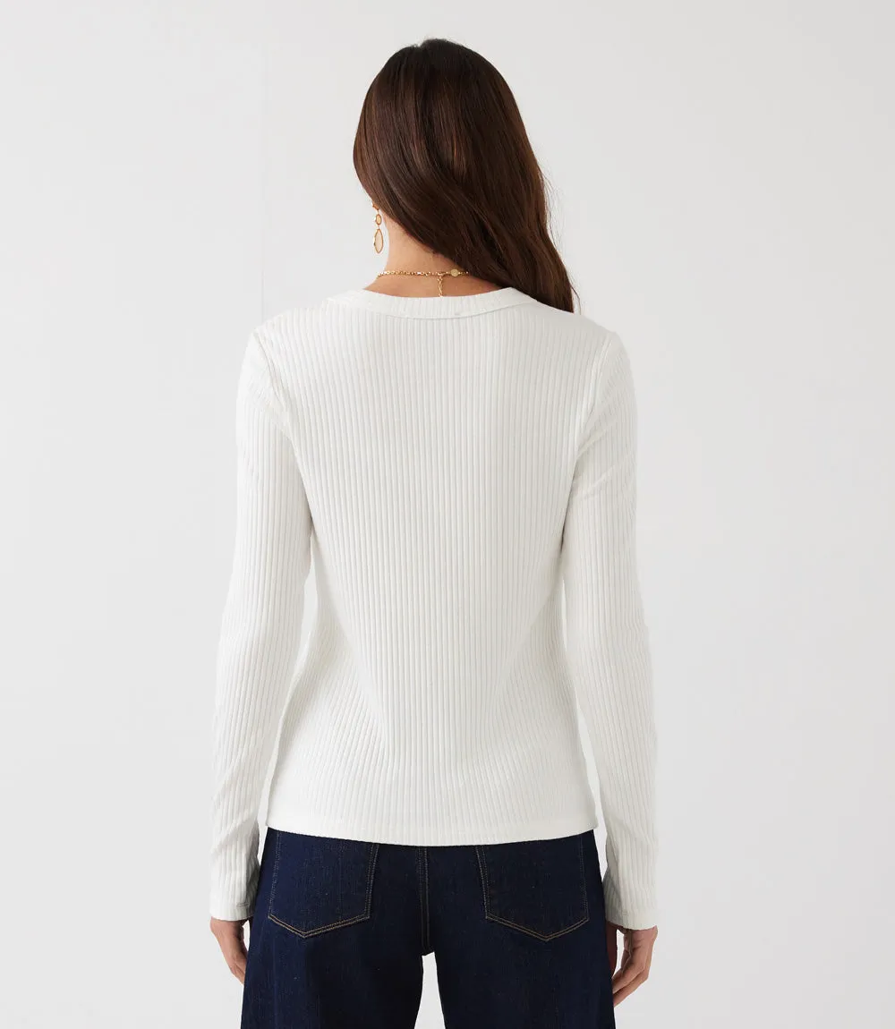 Ribbed Long Sleeve Top sold by Karen Kane product image thumbnail 3