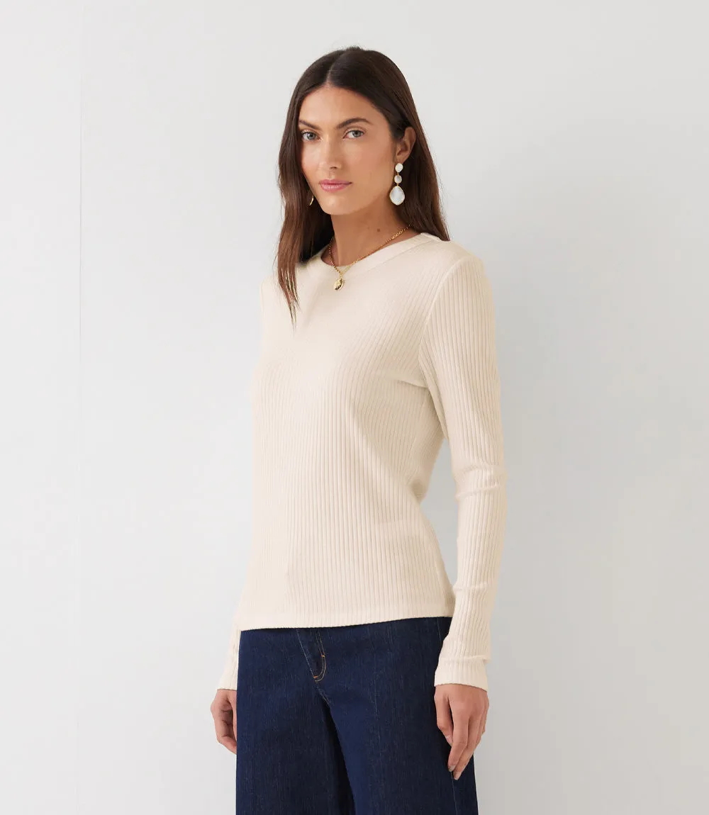 Ribbed Long Sleeve Top sold by Karen Kane product image thumbnail 2