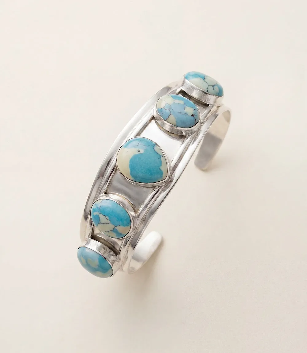 Turquoise Stone Cuff Bracelet sold by Karen Kane product image thumbnail 2