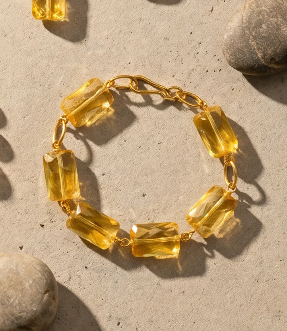 Citrine Link Bracelet sold by Karen Kane product image thumbnail 4