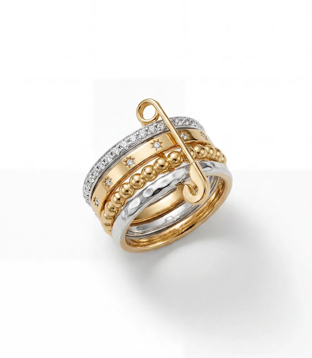 Stacked Rings, Set Of 5 sold by Karen Kane product image thumbnail 4