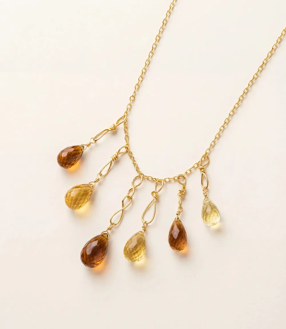 Mixed Citrine Dangle Necklace sold by Karen Kane product image thumbnail 2
