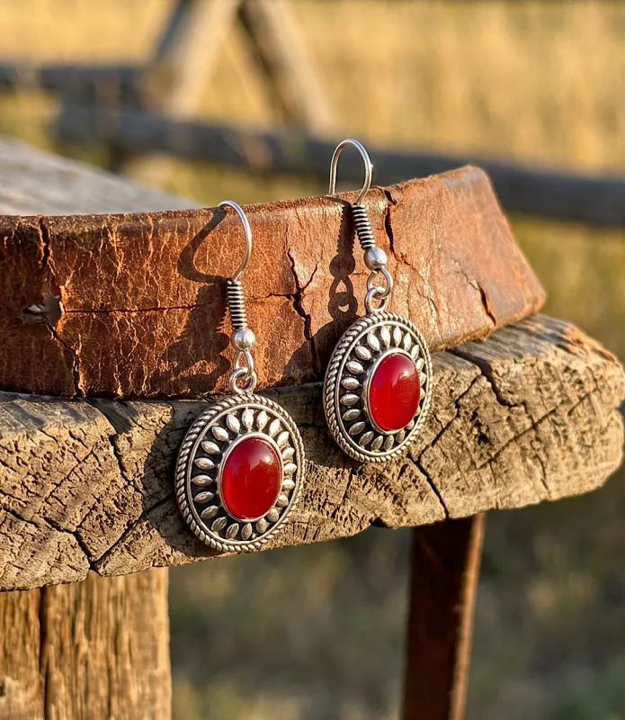 Concho Earrings made by Karen Kane