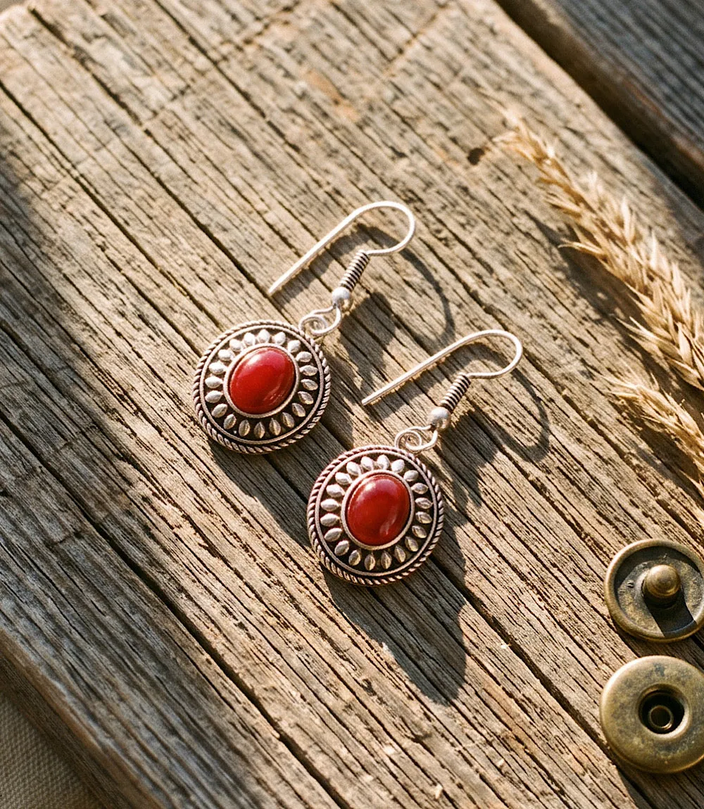 Concho Earrings sold by Karen Kane product image thumbnail 3