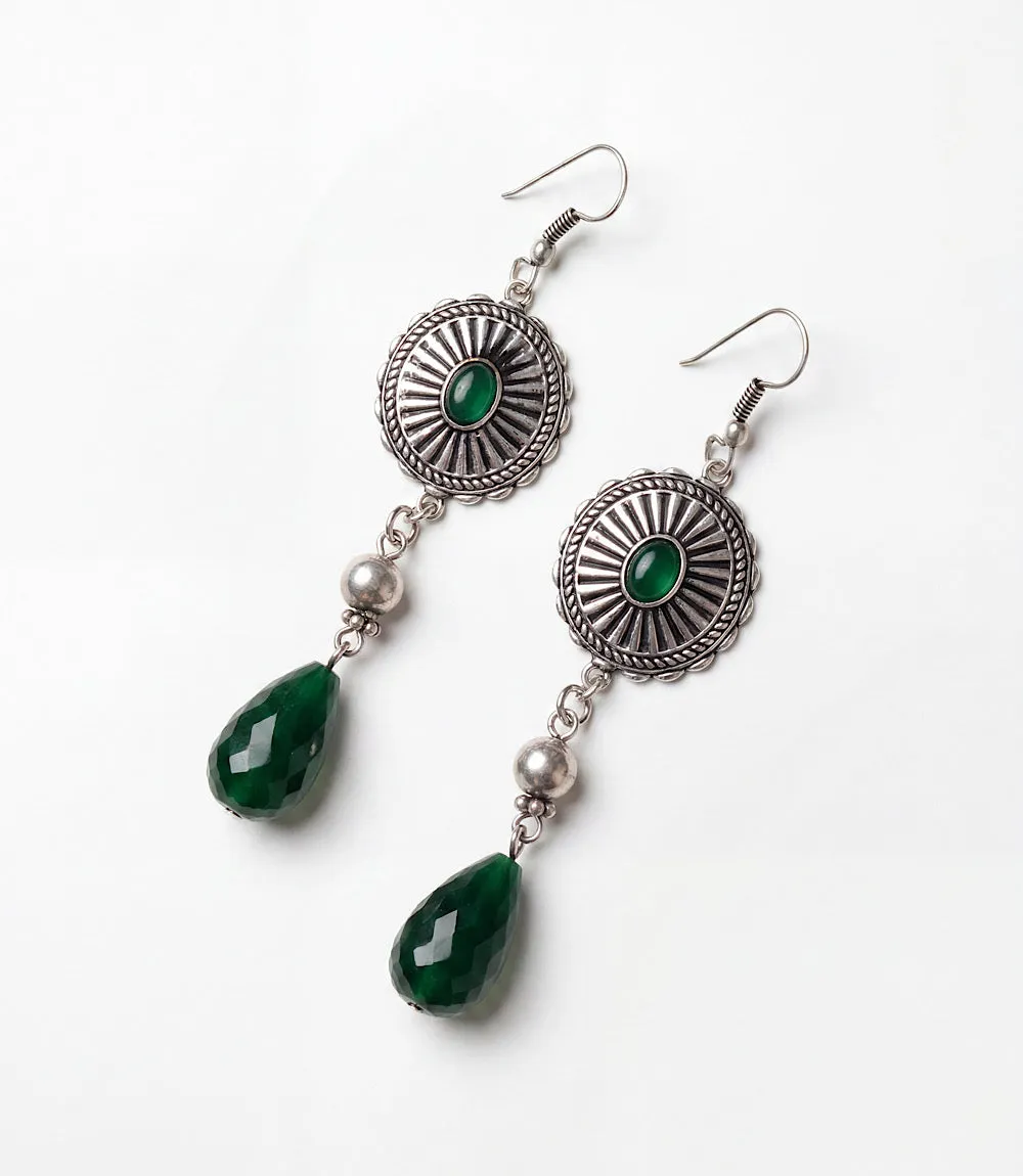 Beaded Concho Earrings sold by Karen Kane product image thumbnail 2