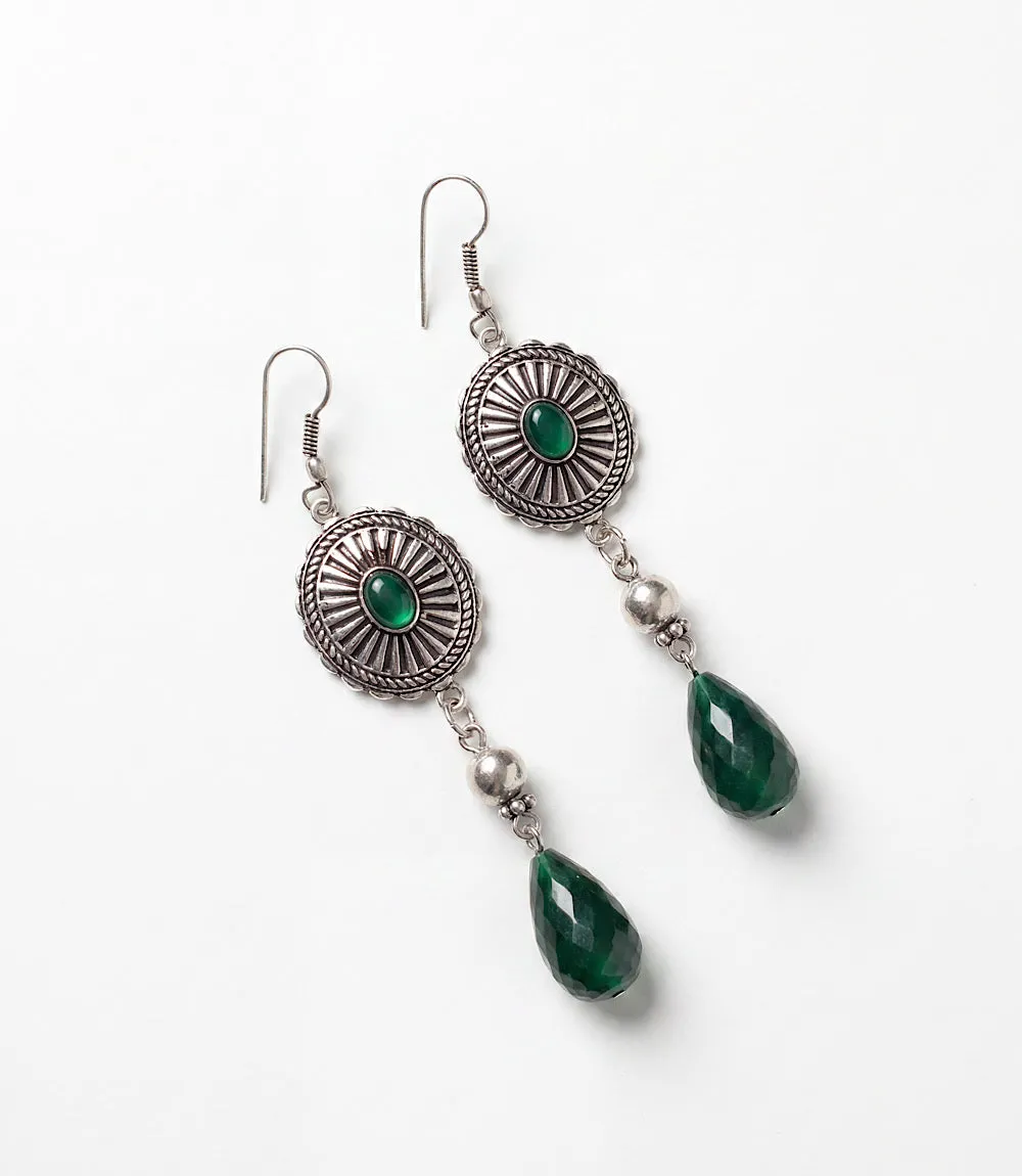 Beaded Concho Earrings sold by Karen Kane product image thumbnail 5