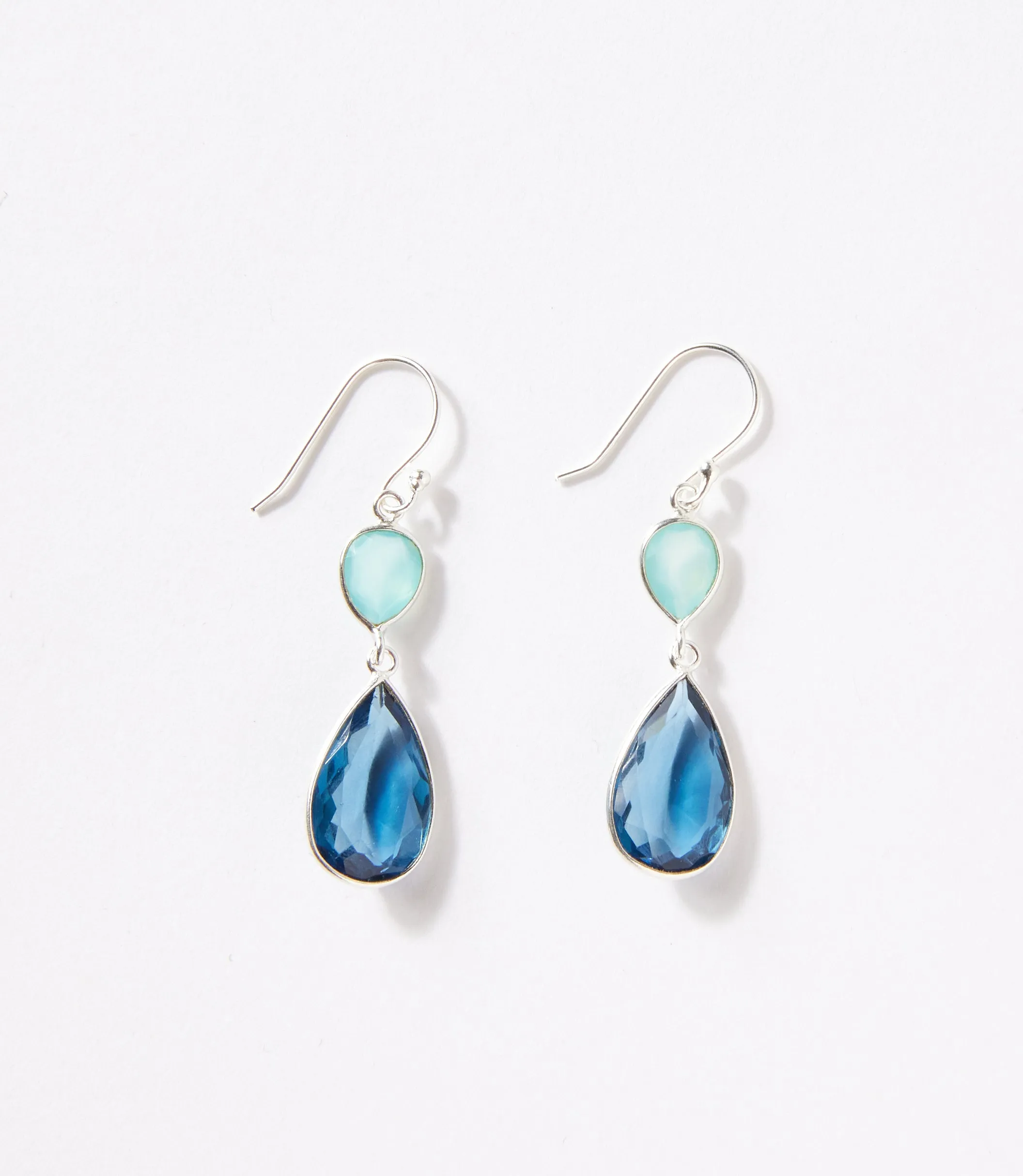 Mixed Gemstone Teardrop Earrings sold by Karen Kane