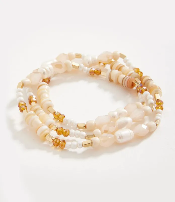 Pearl And Gemstone Bracelet made by Karen Kane