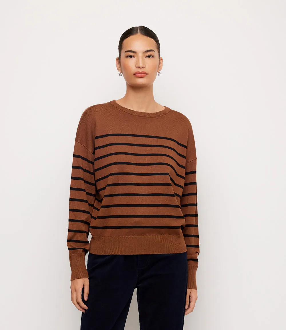 Stripe Crewneck Sweater sold by Karen Kane product image thumbnail 3