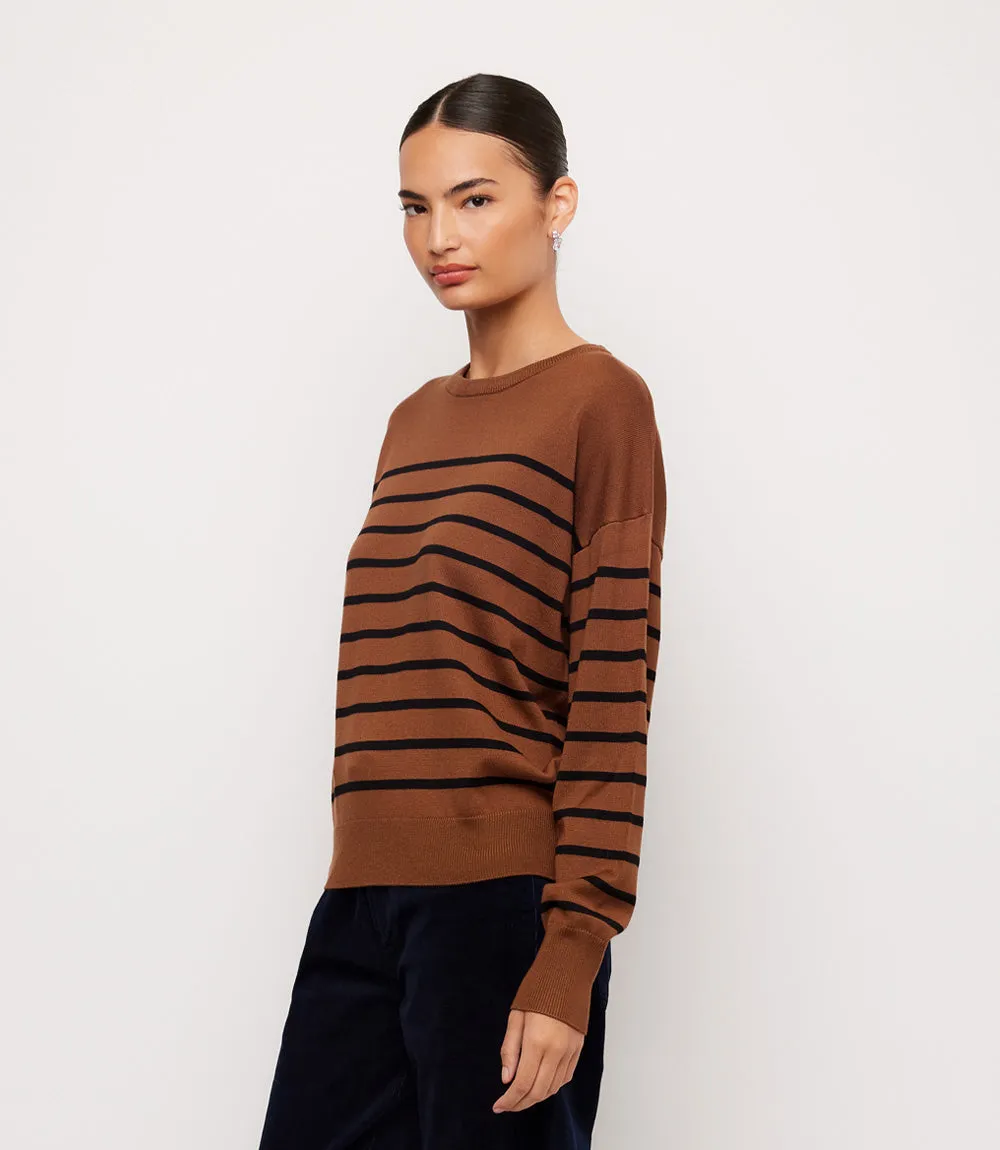 Stripe Crewneck Sweater sold by Karen Kane product image thumbnail 4