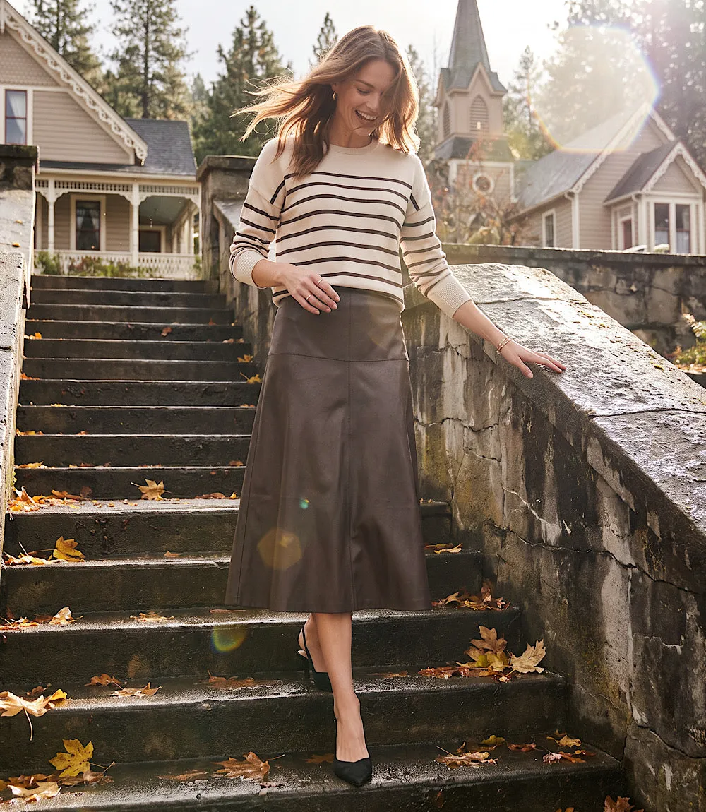 Stripe Crewneck Sweater sold by Karen Kane product image thumbnail 4