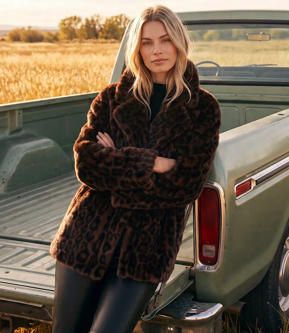 Faux Fur Jacket sold by Karen Kane product image thumbnail 2