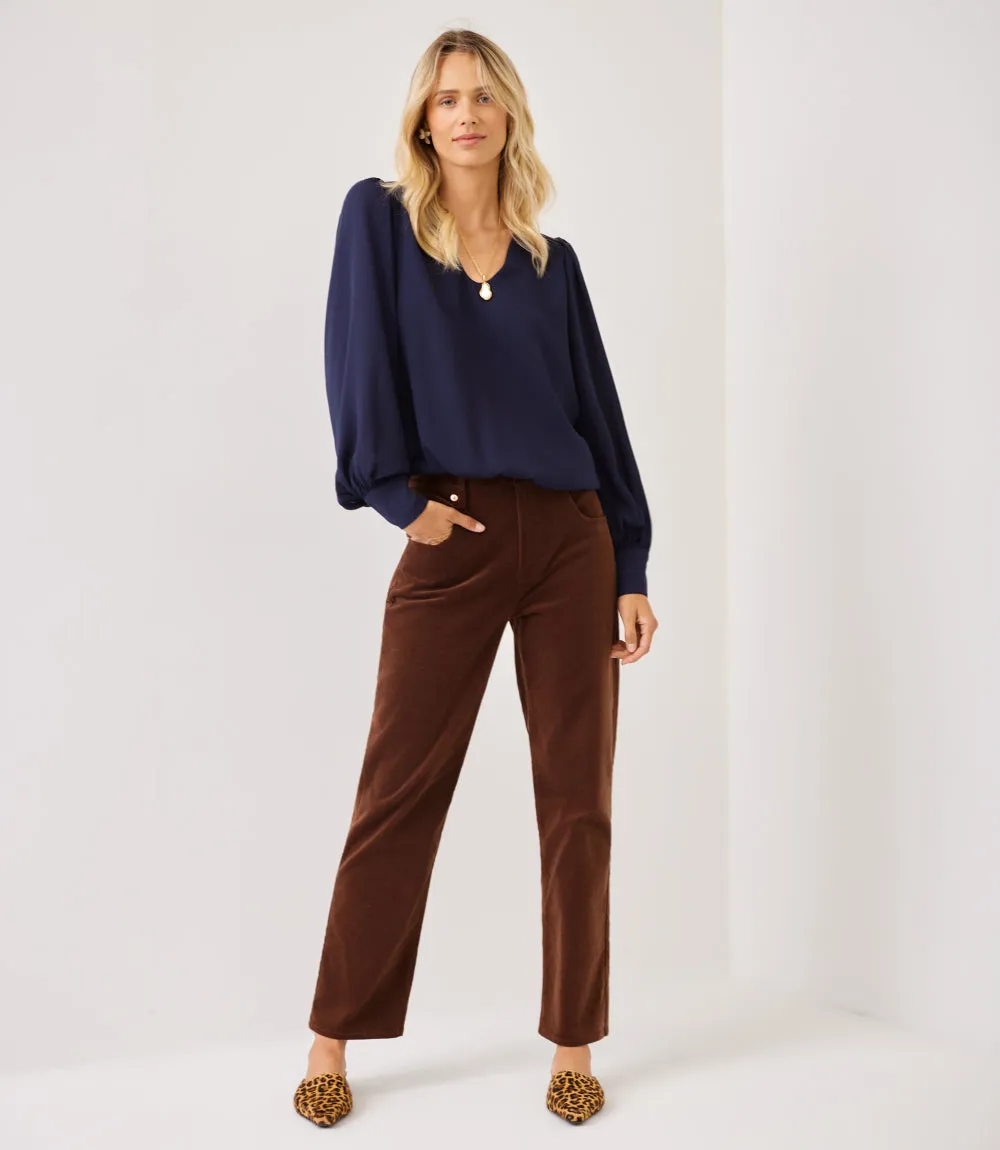 Petite Size Corduroy Ankle Pant sold by Karen Kane product image thumbnail 2