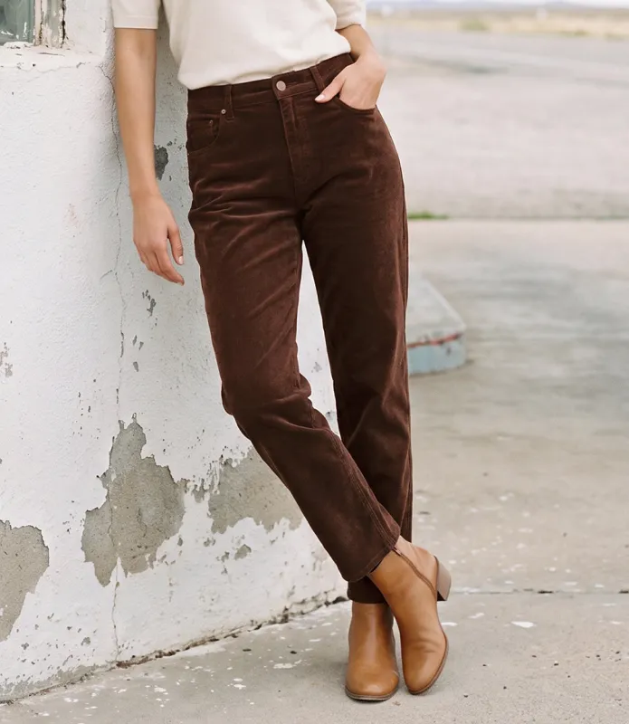 Corduroy Ankle Pant made by Karen Kane