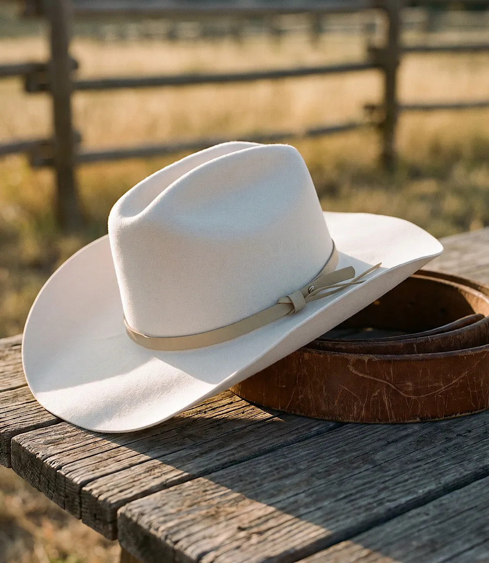 Wool Cowboy Hat With Leather Belt sold by Karen Kane