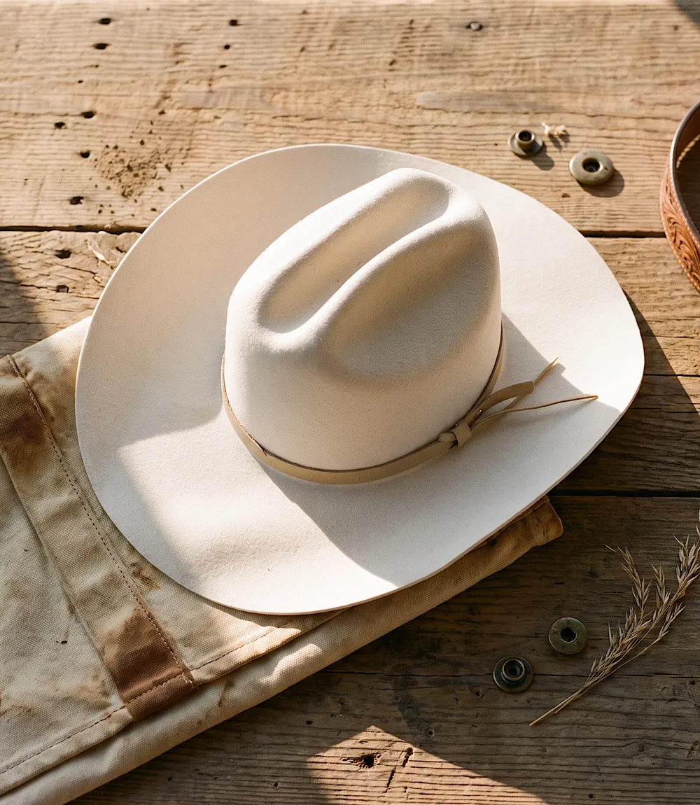 Wool Cowboy Hat With Leather Belt sold by Karen Kane product image thumbnail 3