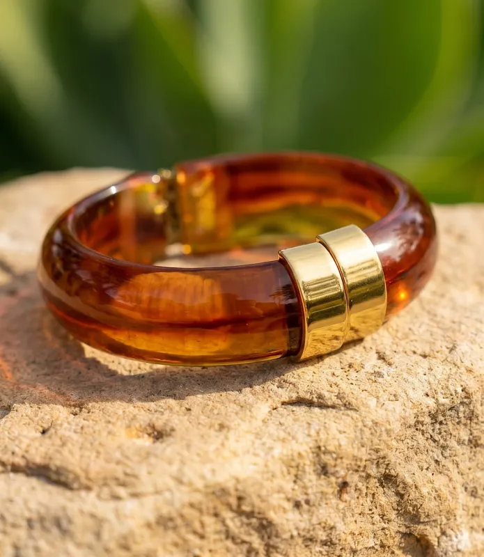 Lucite Bangle Bracelet made by Karen Kane
