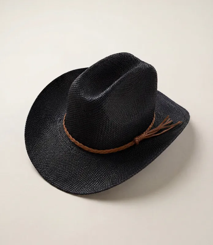 Western Straw Cowboy Hat made by Karen Kane