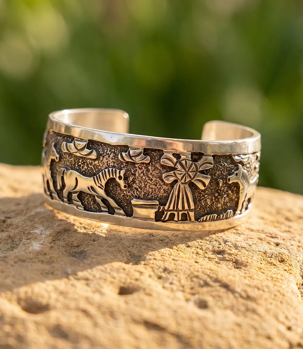 Embellished Sterling Silver Cuff Bracelet sold by Karen Kane