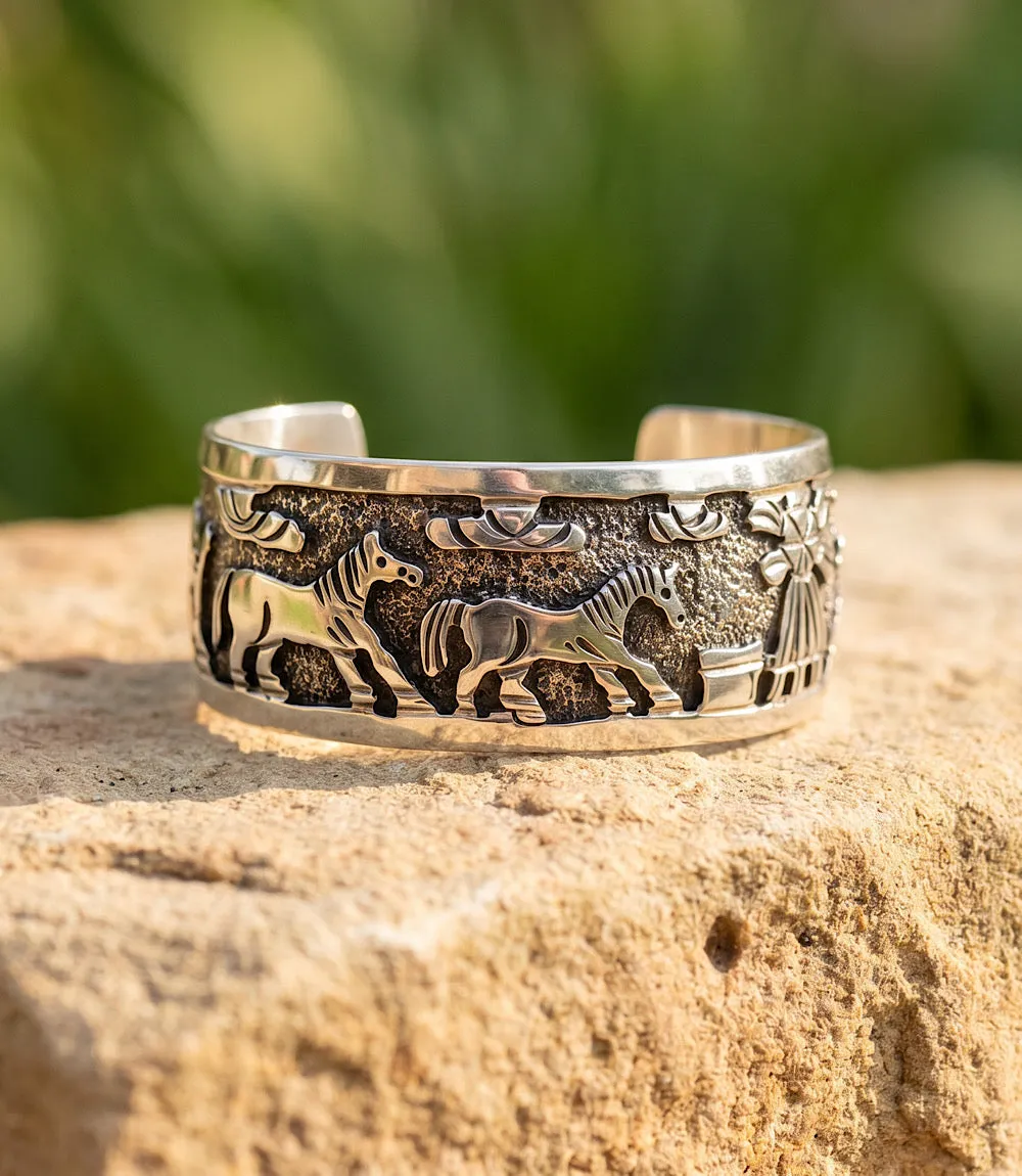 Embellished Sterling Silver Cuff Bracelet sold by Karen Kane product image thumbnail 3