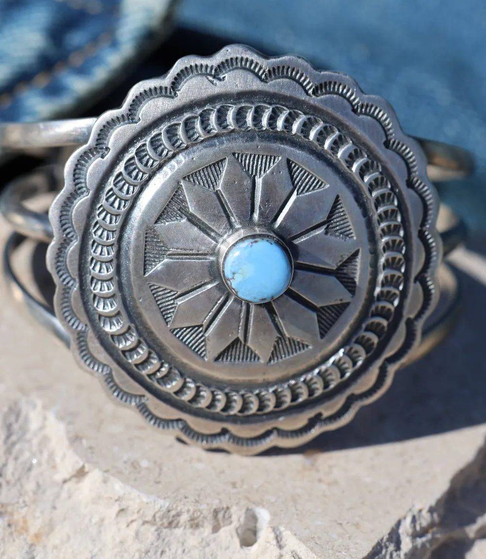 Sterling Silver Golden Hill Turquoise Bracelet sold by Karen Kane product image thumbnail 2