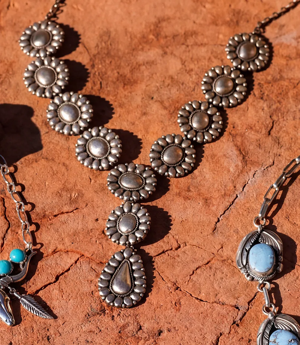 Sterling Silver Concho Necklace sold by Karen Kane product image thumbnail 2