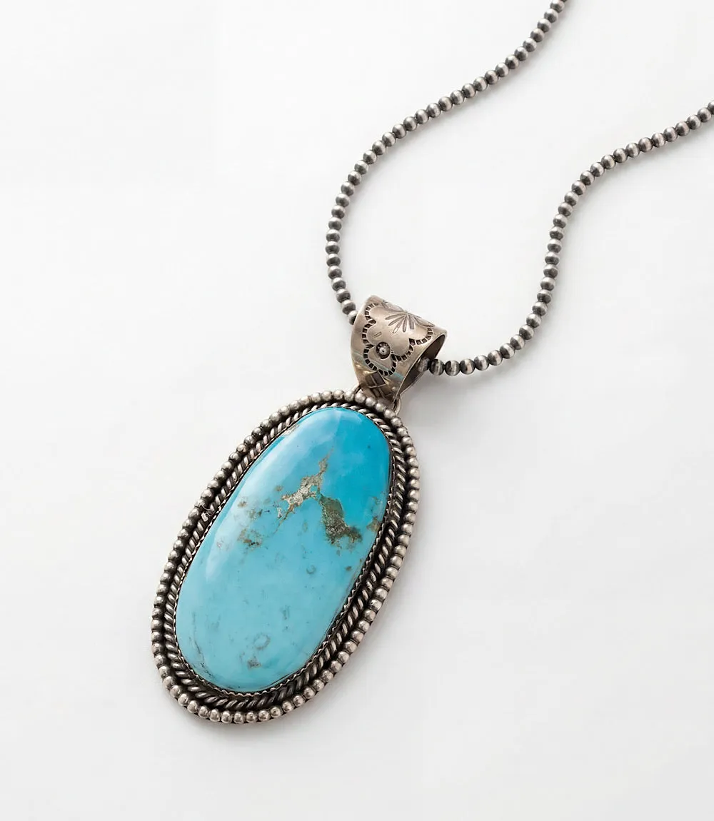 Sterling Silver Turquoise Pendant Necklace sold by Karen Kane product image thumbnail 2