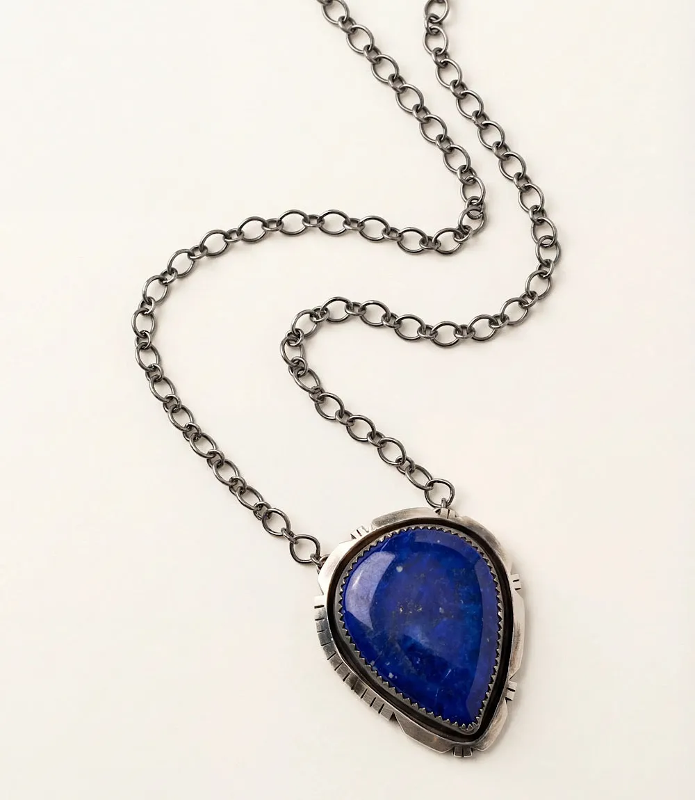 Lapis Pendant Necklace sold by Karen Kane product image thumbnail 3