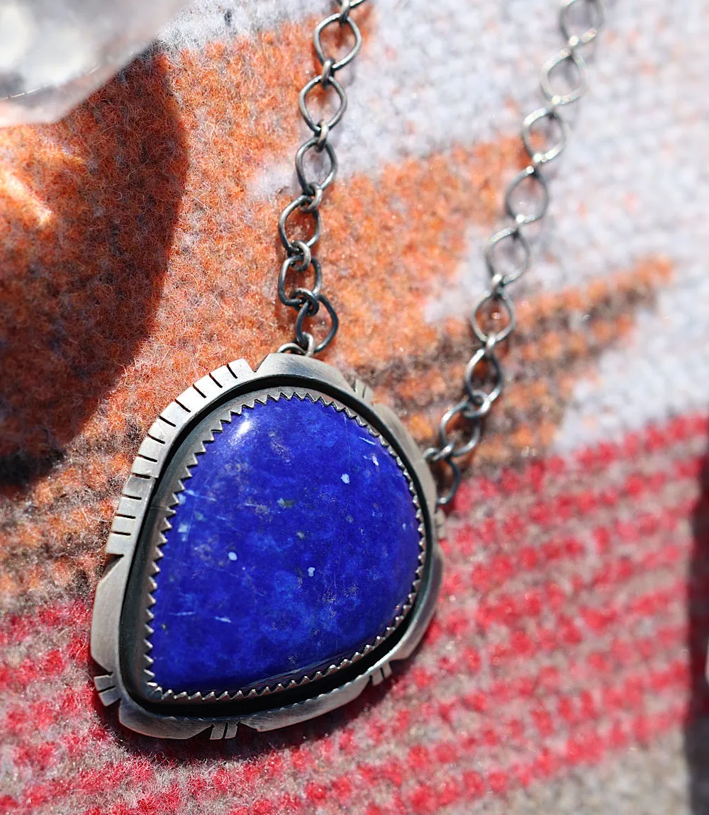 Lapis Pendant Necklace sold by Karen Kane product image thumbnail 2