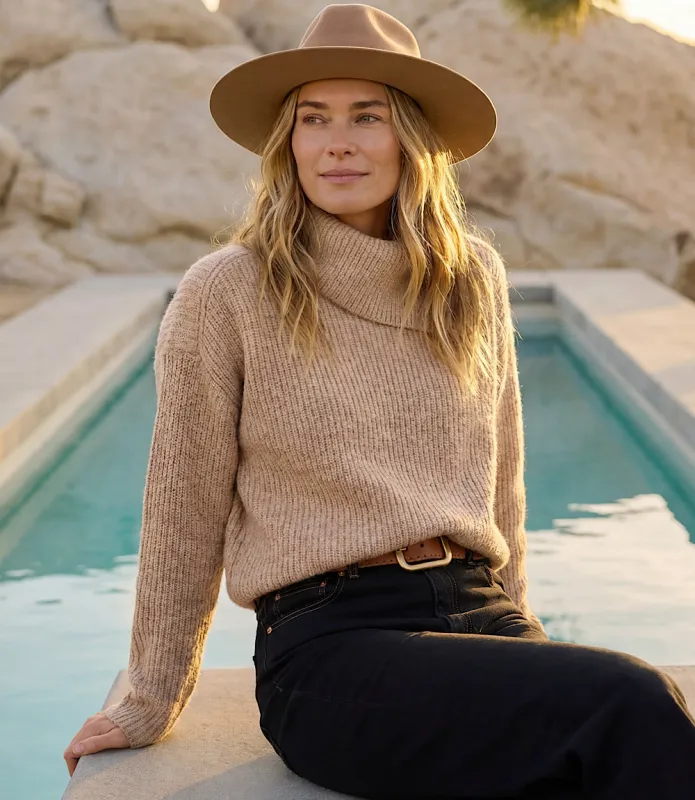Split Neck Sweater made by Karen Kane