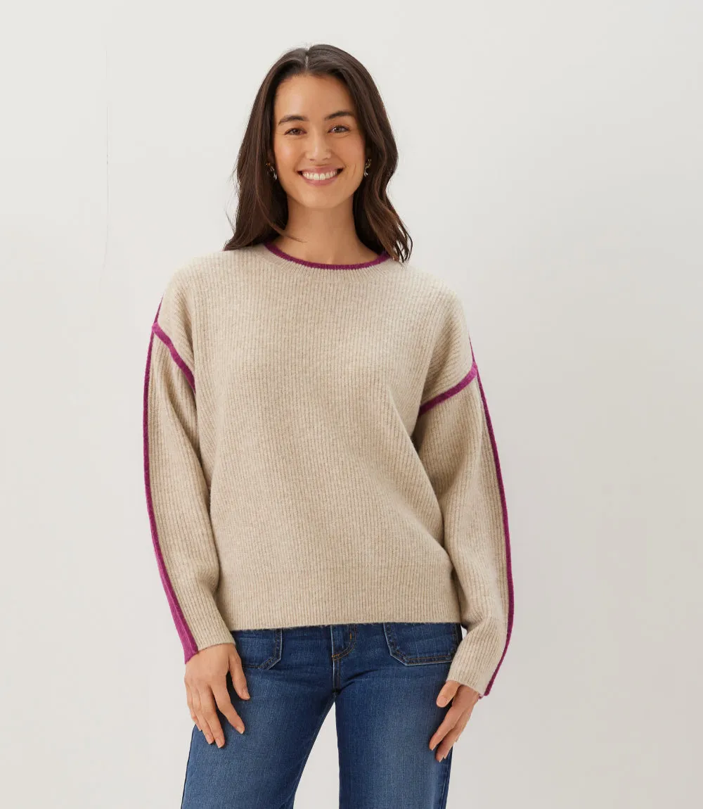 Colorblock Crewneck Sweater sold by Karen Kane product image thumbnail 4