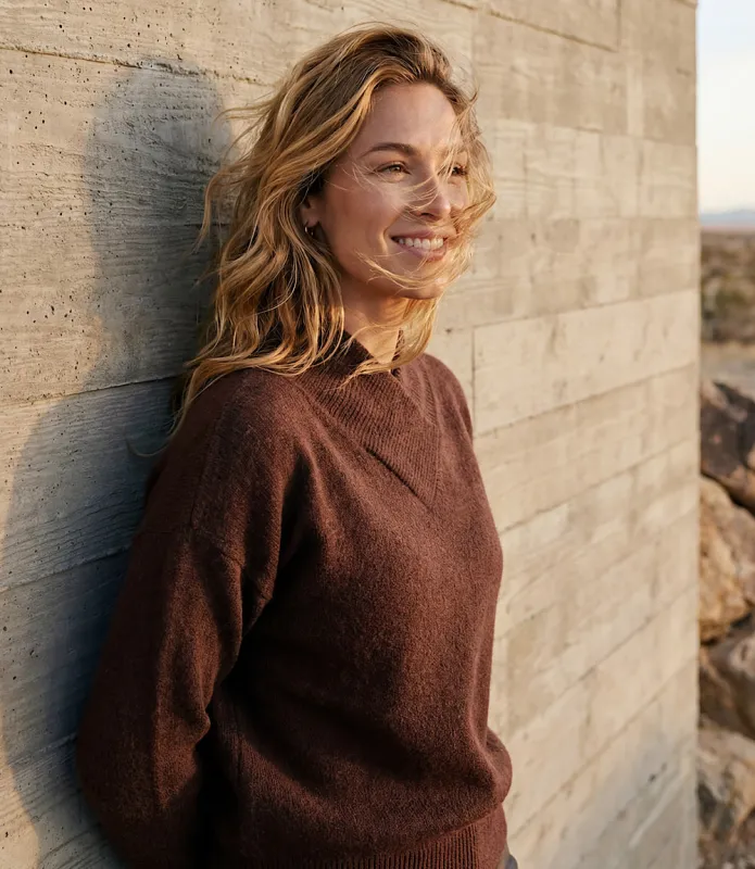 Shawl Collar Sweater made by Karen Kane