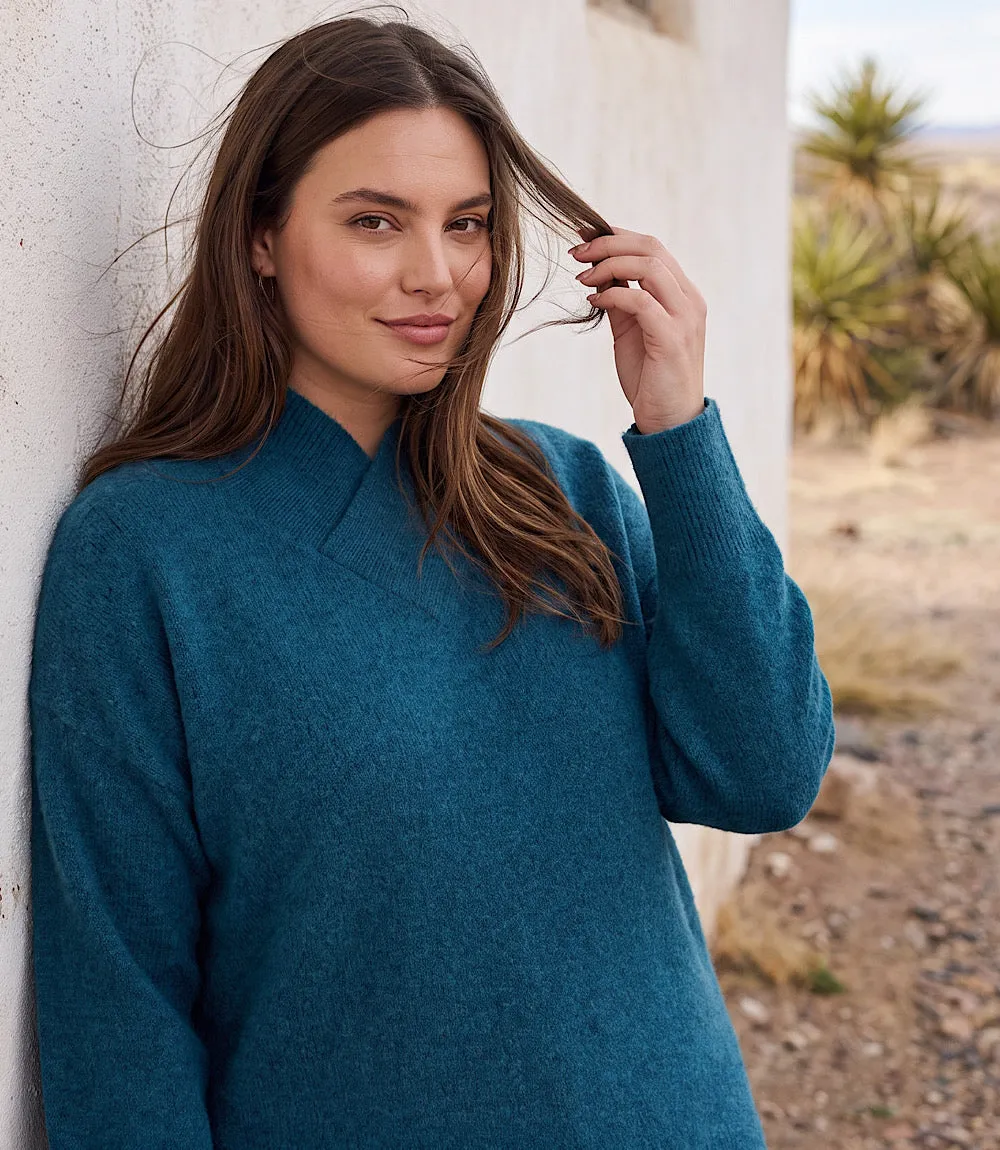 Plus Size Shawl Collar Sweater sold by Karen Kane product image thumbnail 2