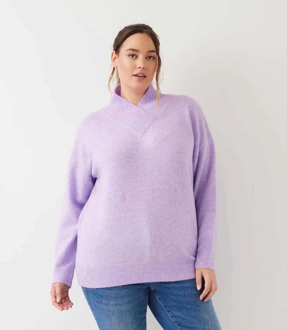 Plus Size Shawl Collar Sweater sold by Karen Kane product image thumbnail 5