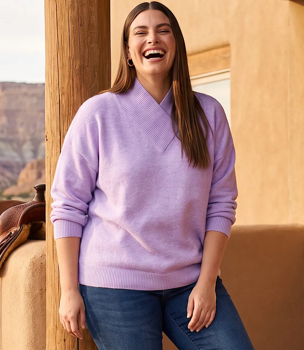 Plus Size Shawl Collar Sweater sold by Karen Kane product image thumbnail 2