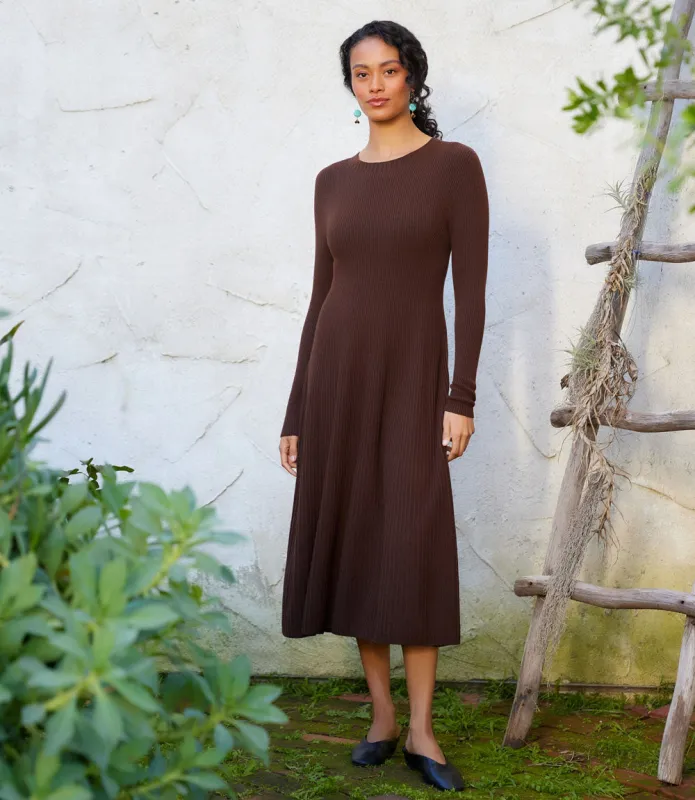 Seamless Sweater Midi Dress made by Karen Kane