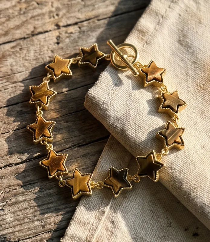Star Link Bracelet made by Karen Kane