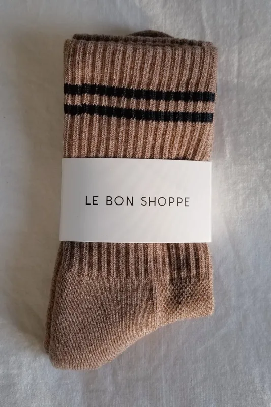 Boyfriend Socks Cocoa sold by Karen Walker