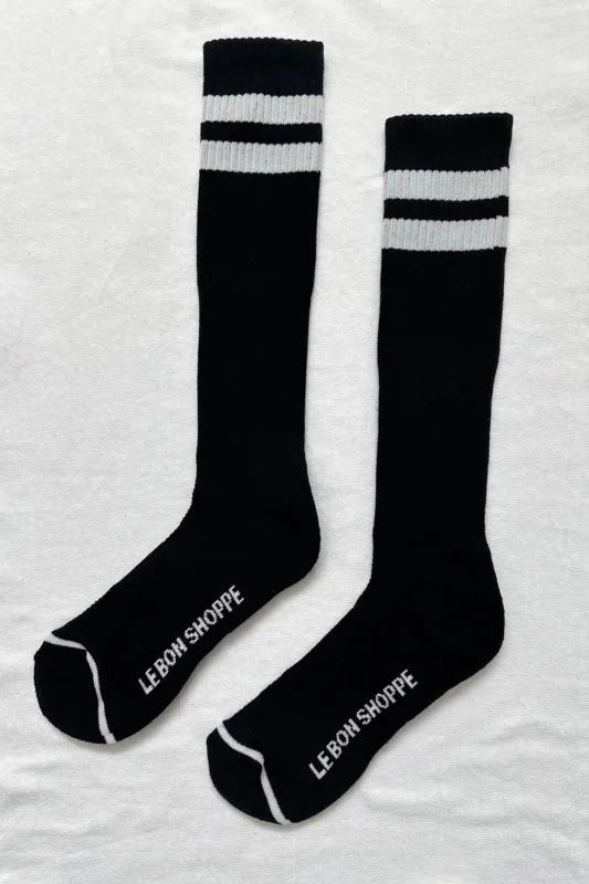 Knee High Boyfriend Socks Black sold by Karen Walker