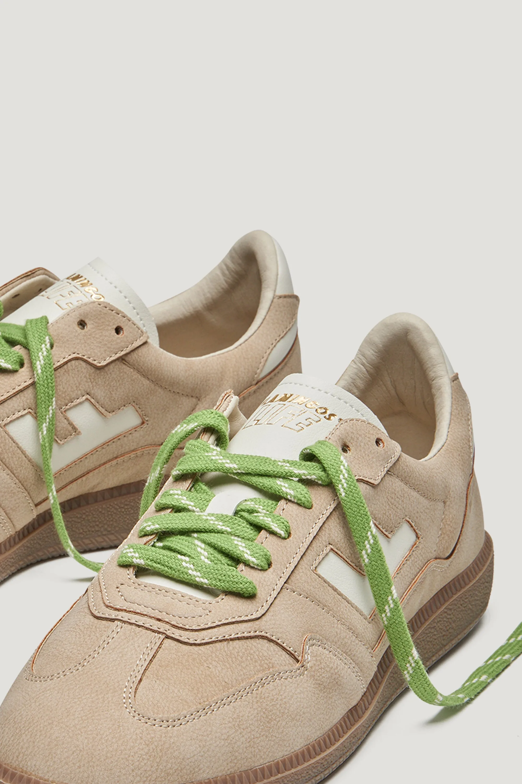 Burela Slim Sneakers Nobuck Stone sold by Karen Walker product image thumbnail 4